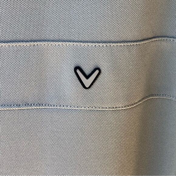 Men’s Callaway Golf Comfort Performance Moisture Wicking Grey Golf Polo sz XXL - Picture 4 of 4